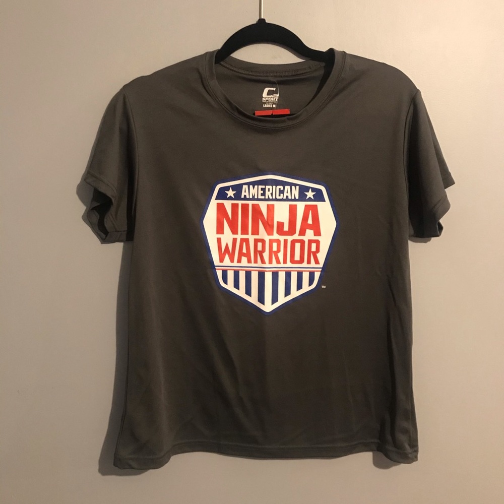 4/$25 American ninja warrior women’s gray t-shirt